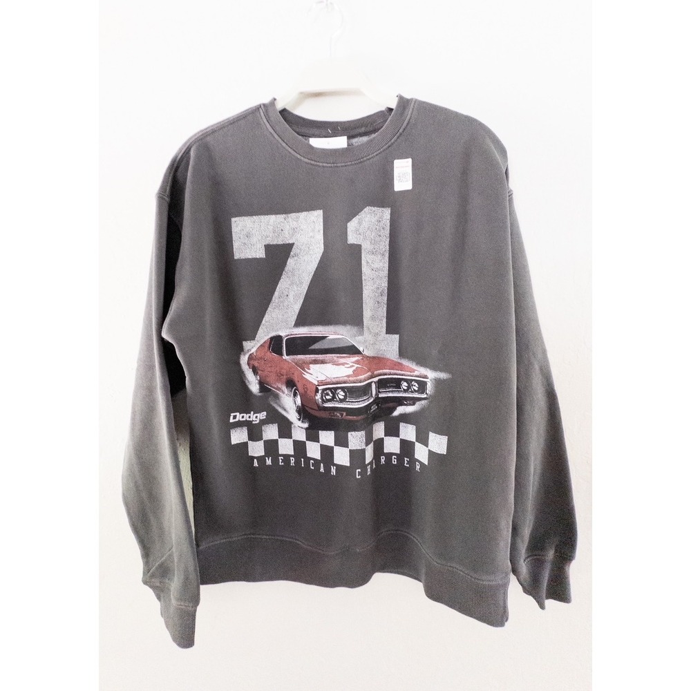 Dodge American Charger 71 Graphic‎ Crewneck Sweatshirt Car Enthusiast S